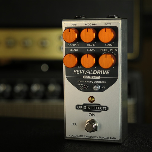 Pedal Origin Revival Drive Compact Amp Overdrive Made In Uk