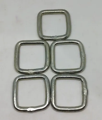 Argollas Zincada Cuadrada 30 X 30mm (paquete 25)