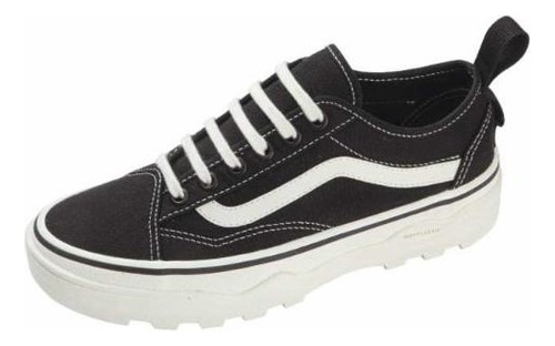 Tenis Skate De Dama Casual Vans 3vqe Sentry Old  Negro