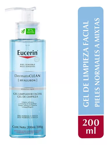 Eucerin Limpiador Facial en Gel 2 pzas de 200 ml