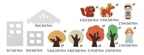Bloques De Construcción De Casas Diy, Bloques De 75 Piezas
