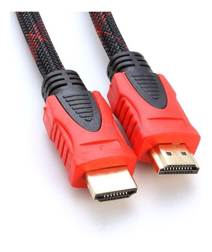 Cable Hdmi 1.5 Metros Full Hd 1080p Rojo
