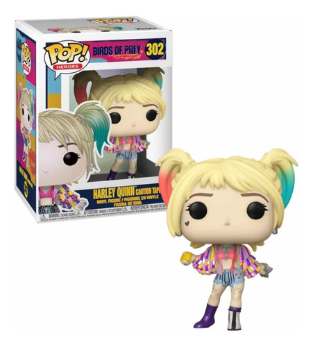 Funko Pop! Heroes Harley Quinn Birds Of Prey 302 Caution Tap