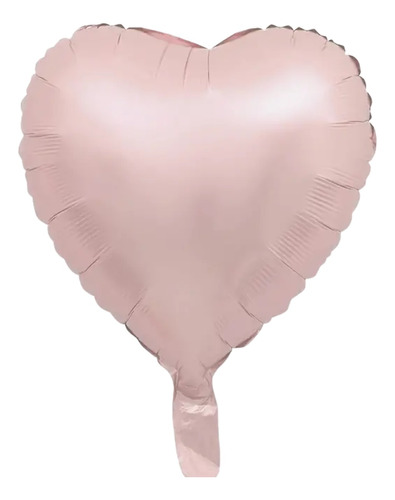 Globos Corazon Matte 40cm Pack X5 Unidades Cumple Decoracion