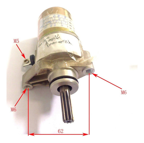 Motor Arrancador Para Yamaha New Crypton T110 W Standard