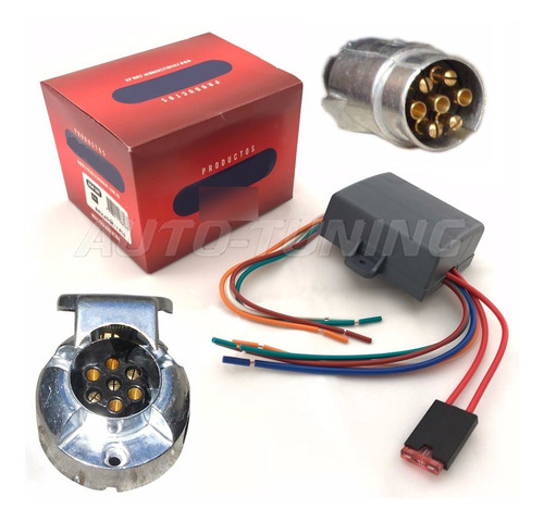 Imagen 2 de 7 de Modulo Electronico Completo Para Luces De Trailer Conectores