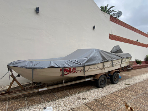 Lancha Nativo 590 Motor Mercury 90hp Con Trailer Doble Eje .