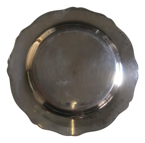 Caramelera Bombonera De Vidrio Con Tapa Y Plato De Apoyo Transparente (Usado)