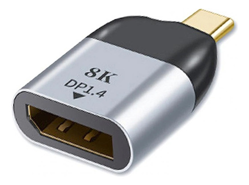 Adaptador Usb C 3.1 A Displayport 1.4 8k 60hz/4k 120hz