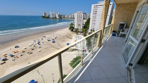 Imagem 1 de 24 de Maravilhosa Apartamento Frente Total A Praia De Pitangueiras, 4 Dormitórios. 2 Vaga De Garagem. - Ap6071