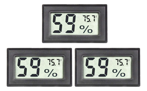 Mini Detector Digital De Temperatura Y Humedad Hp 0736, Paqu