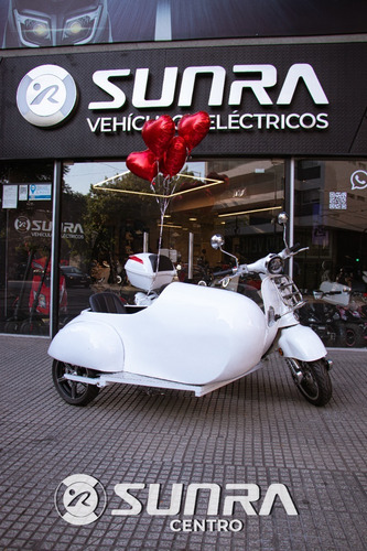 Imagen 9 de 21 de Moto Electrica Vintage + Sidecar / Unico En Sunra Centro / A