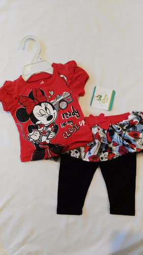 Conjunto Minnie Mouse Para Bebé 2 Pzas. Disney Baby