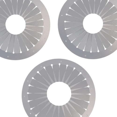 3x Rosette Maker Rosette Maker Plantilla Hobby Art Diy