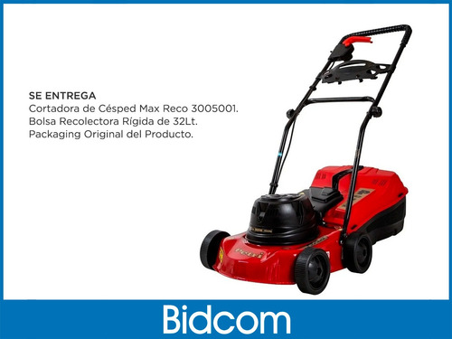 Imagen 7 de 9 de Maquina Cortar Pasto Eléctrica 900w 1/2hp Bolsa 32lts Petri