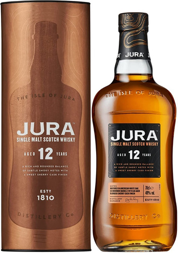 Whisky Jura 12 Years 700ml. Envio Gratis