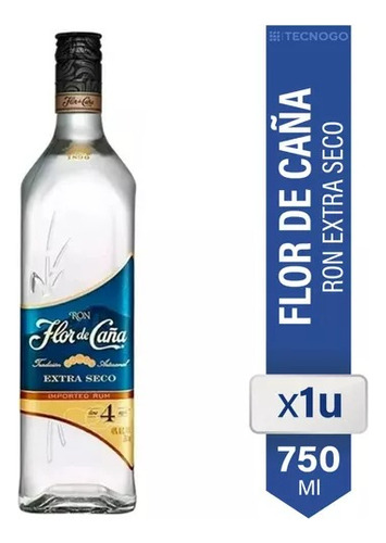 Flor De Caña 4 Años Extra Seco Blanco Ron De Nicaragua