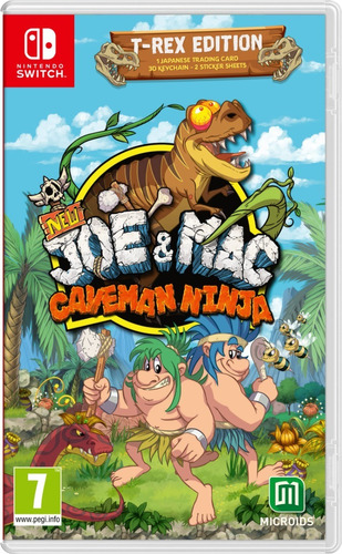 New Joe & Mac Caveman Ninja T-rex Edition - Nintendo Switch