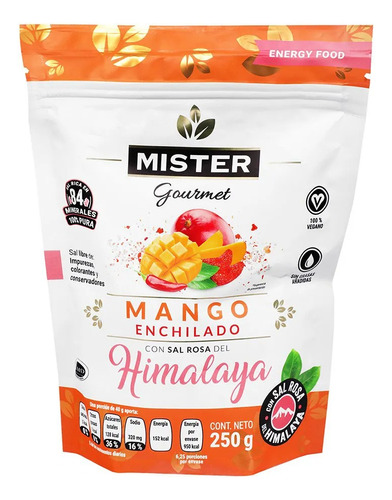 Mister Gourmet Mango Enchilado Con Sal Himalaya 250g