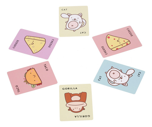 Taco Gato Cabra Queso Pizza Juegos De Cartas 10 Minutos Fast