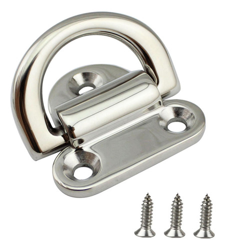 2 Piezas De Anillo De Con Almohadilla Plegable En Forma De D