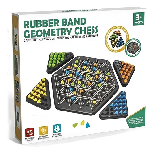 Juego De Ajedrez Triangular Familiar Niños