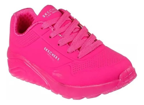 Tenis Skechers 310449 Niña Uno Fiusha Comodo Ligero Deporte