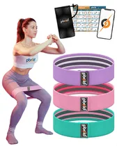 Comprar Kit Set De 3 Bandas Elásticas Resistencia Tela Fitness Pro Bandas Para Hacer Ejercicio Ligas De Entrenamiento Fuerza Para Piernas Y Glúteos Gym Gimnasio Resistance Bands Exercise Workout Booty Pbold