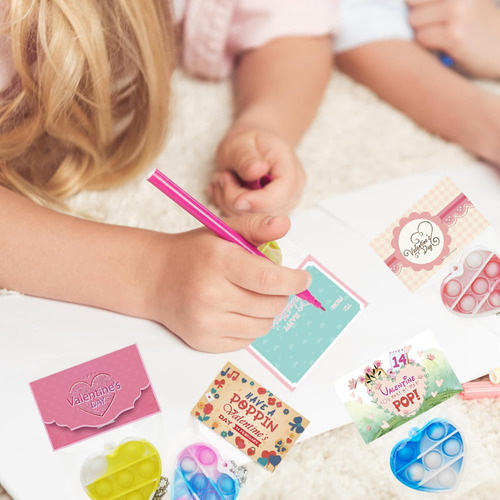 Juegos De Aire Burbuja Corazones, 24 Piezas Para Niñas