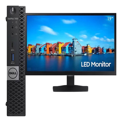 Pc Dell Optiplex Micro Core I5 Ram 16gb Ssd 240gb Monitor 24 (Reacondicionado)