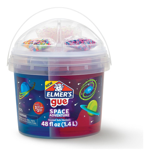 Elmer's Space Adventure Tri Bucket Kit De Limo Prefabricado,