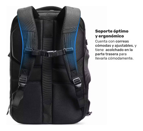 Mochila Viaje Impermeable Notebook 17,3 Broadpeak 40l Lhotse
