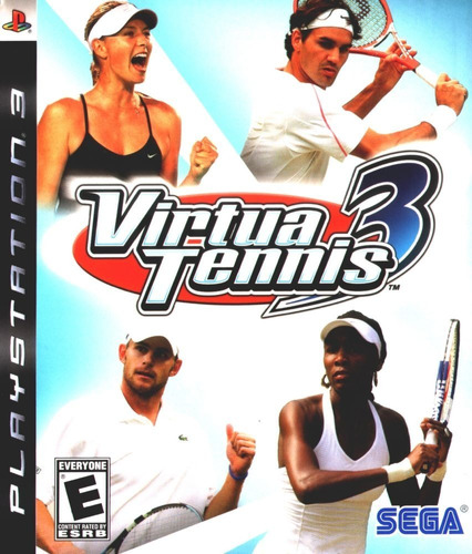 Jogo Virtua Tennis 3 Playstation 3 Ps3 Game Frete Grátis