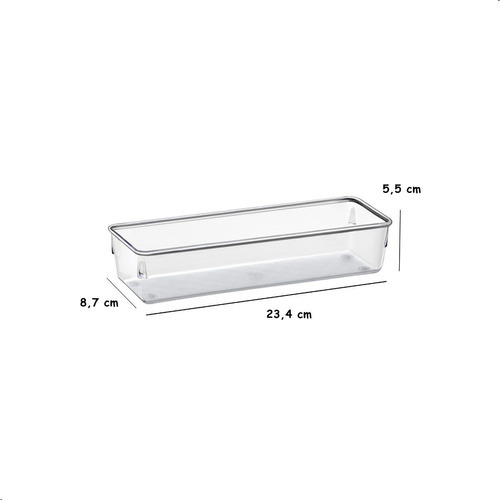 Kit 21 Organizador Multiuso Modular Gavetas Acrílico Cristal