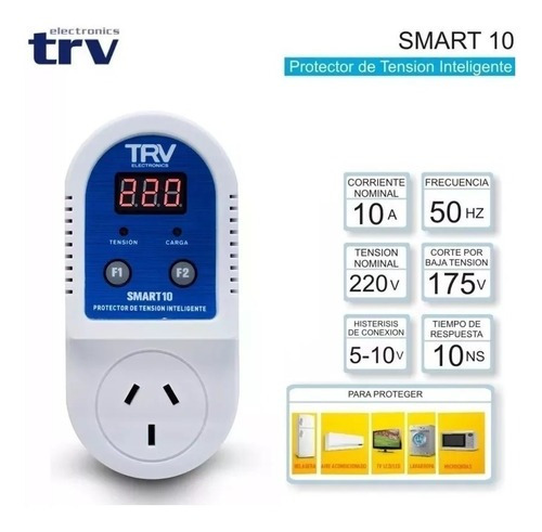 Protector De Tensión Trv Smart10 P/tv Led / Display Informat