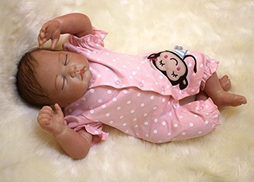 Muñeca Reborn Bebe Aspecto Real Suave Hecho A Mano 55 Cm