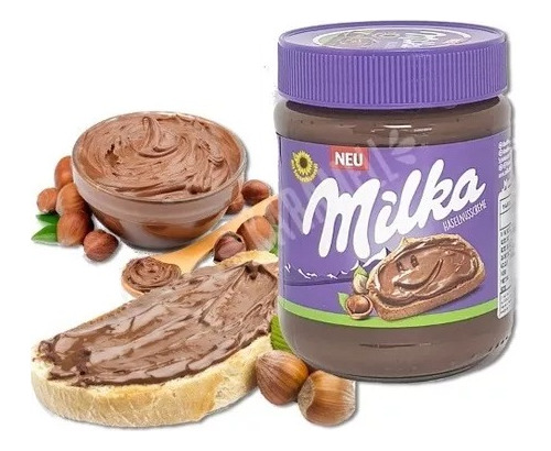 Creme De Avelã Com Chocolate Milka Hazelnut Cream 350gr