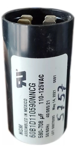 Capacitor De Arranque 590-708 Uf Mfd 110vac Motor Eléctrico