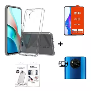 Case Para Xiaomi Poco X3/ X3 Pro + Mica De Pantalla Y Cámara