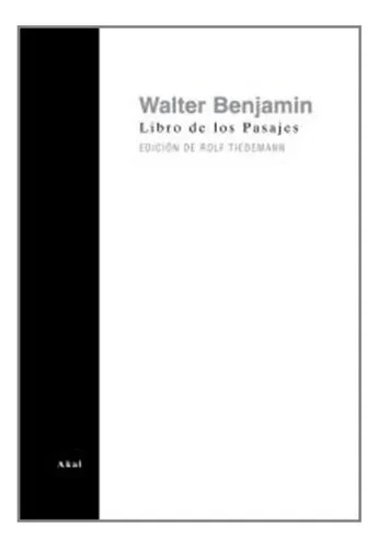 Libro De Los Pasajes (cartone) - Walter Benjamin
