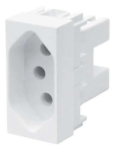 Kit 2 Modulos Tomada Tripolar 20a Habitat Branco Fame 2062