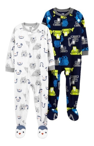 Pijamas Micropolar Carters Varón 12m 18m 2t Originales 