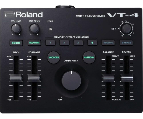 Transformador Vocal Vt-4, Negro