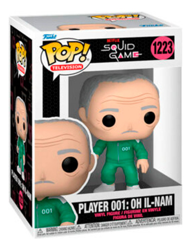 Funko Pop! Squid Game 001:oh Ii-nam