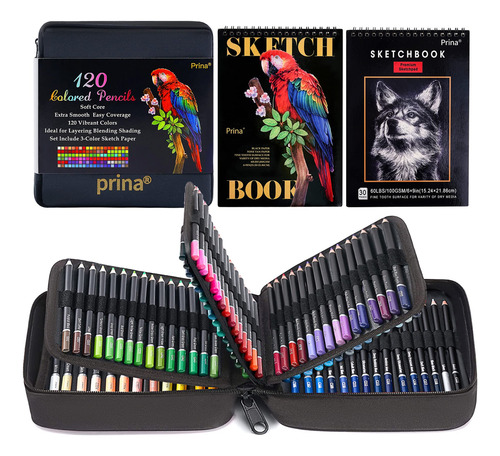 Juego De Lápices De Colores 120 Colores Para Dibujar Y Color