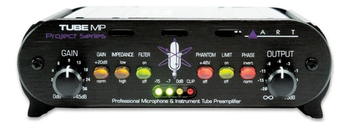 Preamplificador De Micrófono Art Tube Mp Project Series