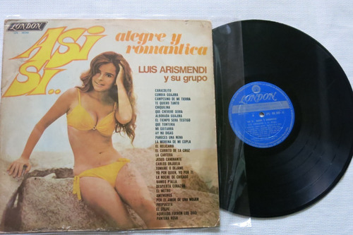 Vinyl Vinilo Lp Acetato Luis Arismendi Y Su Grupo Asi Si Tro