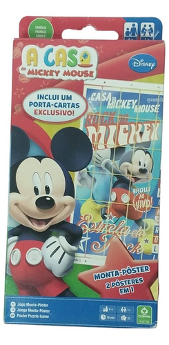 Copag Disney A Casa Do Mickey Mouse Monta-poster Lacrado