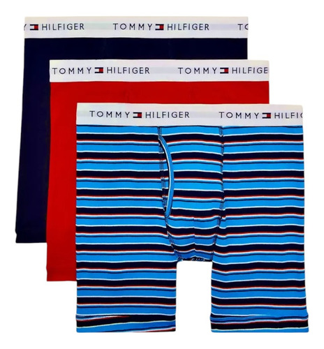 Pack De 3 Boxers Tommy Hilfiger Brief Algodón 100% Original