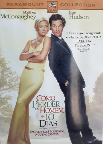 Dvd Como Perder Um Homem Em 10 Dias ( Mcconaughey) C/ Extras